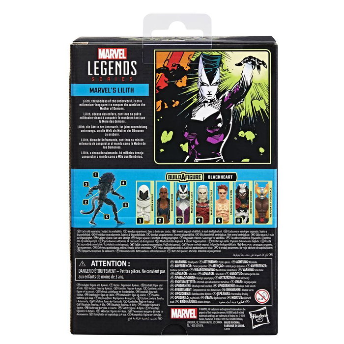 Hasbro Marvel Legends Series Figura de Acción Marvel's Lilith Coleccionable Escala 15 cm Inspirada en Cómics Marvel