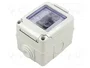 GEWISS Carcasa 27 COMBI Gris IP55 para Aparatos Modulares