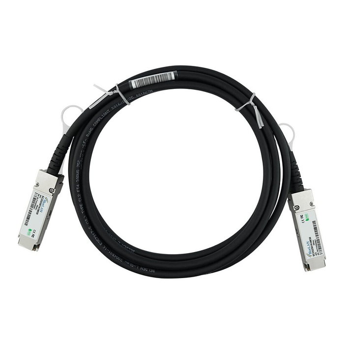 BlueOptics 10312-BL 40Gb 1m QSFP+ 40GBASE-CR4 DAC BlueOptics 10312-BL 40Gb 1m QSFP+ 40GBASE-CR4 DAC