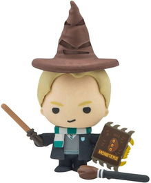 GOMEE Figura de Colección de Harry Potter - Draco Malfoy de Goma con Complementos, 8 cm