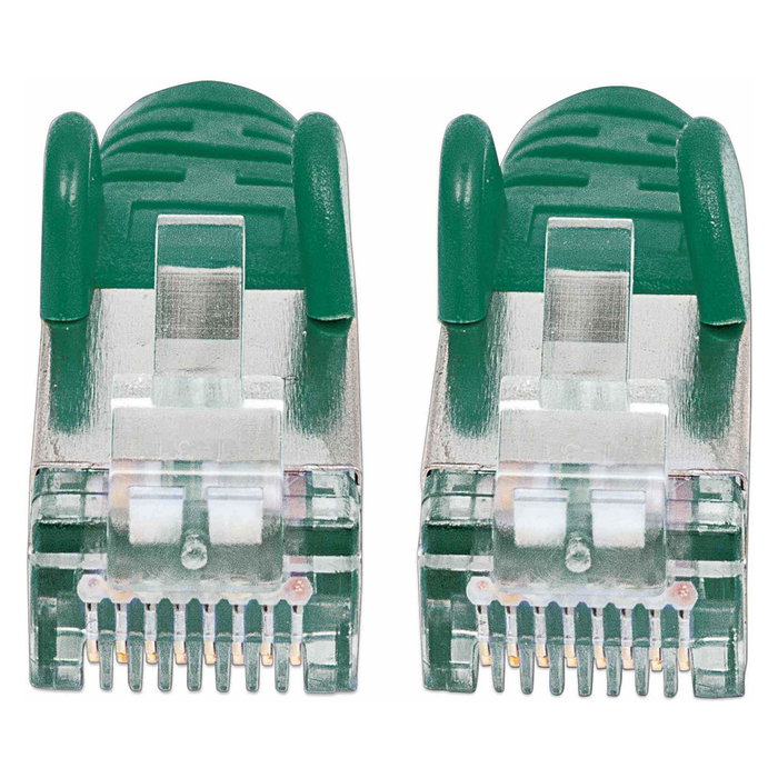 Intellinet 740906 Cable de Red Cat7 S/FTP 3m 10 Gb/s RJ45 Macho - 10GBase-T, 600 MHz, Blindaje Aluminio Oro, Verde
