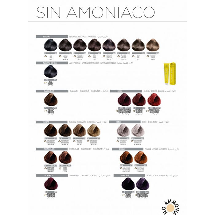 Cover Line Coloración Permanente Sin Amoníaco Tono 8 100ml, Cobertura Total de Canas y Alto Brillo