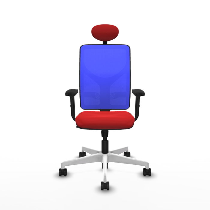 PIQUERAS Y CRESPO Silla de oficina Motilla con mecanismo Sincro, Rojo y Azul PIQUERAS Y CRESPO Silla de oficina Motilla con mecanismo Sincro, Rojo y Azul