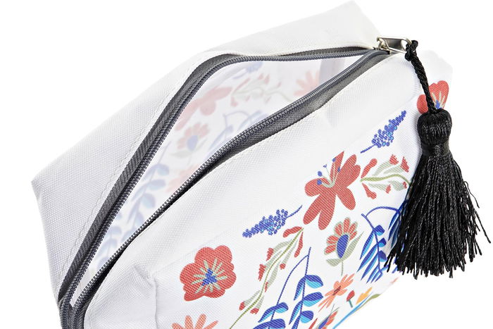 Neceser Moderno DKD Home Decor Blanco Beige 6 x 12 x 15 cm (12 Unidades)