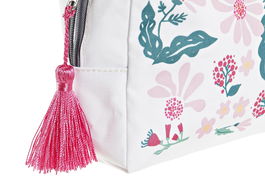 Neceser Moderno DKD Home Decor Blanco Beige 6 x 12 x 15 cm (12 Unidades)