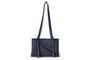 Vince Camuto Bolso Tote Azul Marino Avellino - Bolso de Piel de Polivinilo Elegante y Funcional para Mujer, Tamaño Mediano, 30x12x20 cm