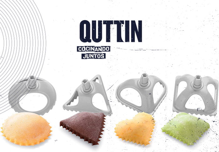 Quttin Corta Pastas Ravioli 4 Formas (12 Unidades) 30,5 x 11 x 6,3 cm