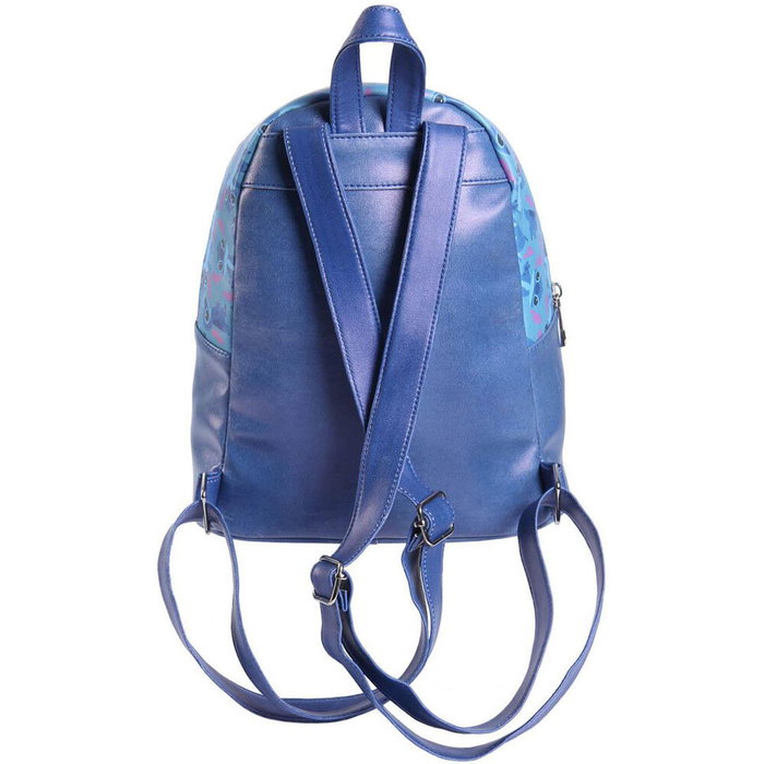 Cerdá Mochila Casual de Moda Stitch Disney en Polipiel Azul
