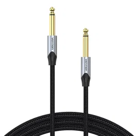 Vention Cable de Audio Estéreo Jack 6,5 mm Macho a Jack 6,5 mm Macho 1,5 m Gris