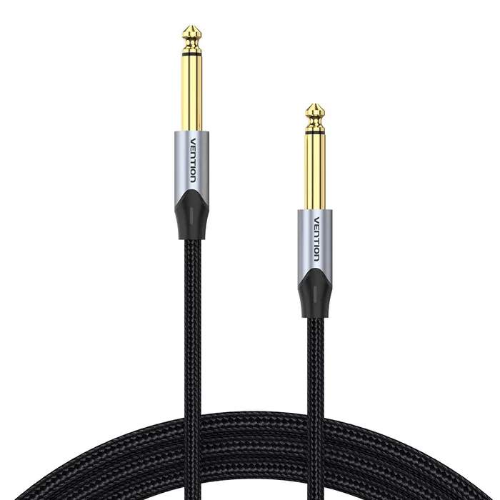 Vention Cable de Audio Estéreo Jack 6,5 mm Macho a Jack 6,5 mm Macho 1,5 m Gris Vention Cable de Audio Estéreo Jack 6,5 mm Macho a Jack 6,5 mm Macho 1,5 m Gris