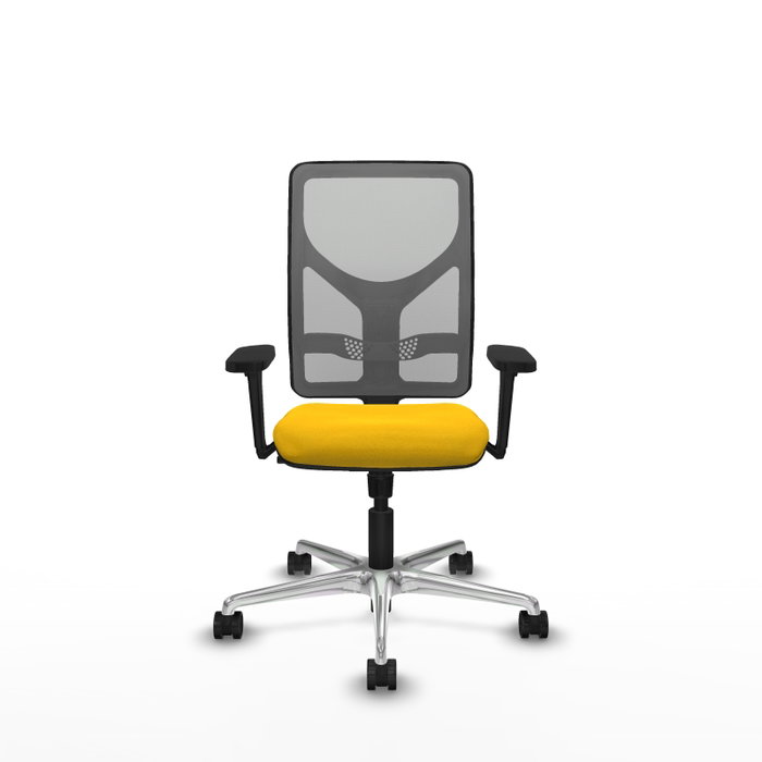 PIQUERAS Y CRESPO Silla de oficina Motilla con mecanismo Sincro, Amarillo y Gris PIQUERAS Y CRESPO Silla de oficina Motilla con mecanismo Sincro, Amarillo y Gris