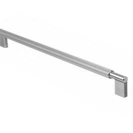 Viefe Tirador Modelo Arpa Aluminio Efecto Inox, Latón Cepillado, Negro Cepillado Dist. Agujeros 192mm, 320mm, 1178mm