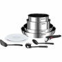 Tefal Ingenio Emotion Batería de cocina 10 piezas de acero inoxidable con revestimiento antiadherente