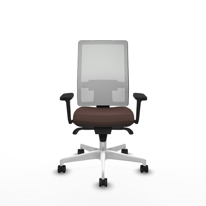 PIQUERAS Y CRESPO Silla de oficina Horna Marrón oscuro/Blanco PIQUERAS Y CRESPO Silla de oficina Horna Marrón oscuro/Blanco