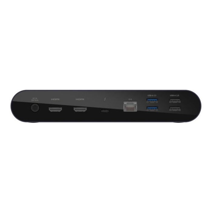 Belkin Thunderbolt 4 Dock Pro - Estación de acoplamiento 12 en 1 con 2 puertos Thunderbolt 4, soporte 8K@60Hz, Ethernet Gigabit, lector SD, 90W PD, para Mac y PC