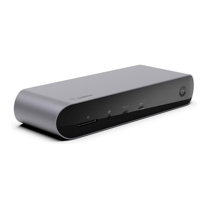 Belkin Thunderbolt 4 Dock Pro Estación de Acoplamiento USB-C - 90W PD, 8K 60Hz, Ethernet 1000 Mbit/s, 2x HDMI 2.0, 2x Thunderbolt 4, 2x USB-A 3.2, Lector SD, Cable 0.8m