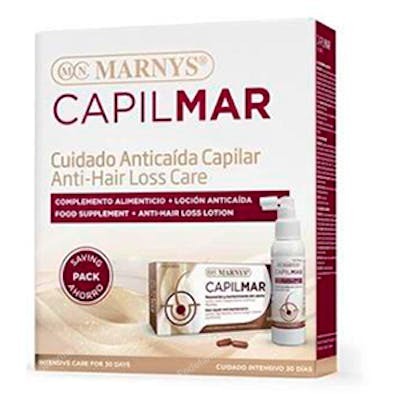 MARNYS Pack Loción Anticaída + Cápsulas, Tratamiento Intensivo para el Cabello, 30 Días MARNYS Pack Loción Anticaída + Cápsulas, Tratamiento Intensivo para el Cabello, 30 Días