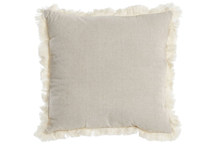DKD Home Decor Cojín de Algodón con Bordado de Palmera (Pack de 2)