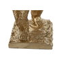 DKD Home Decor Set de 2 Sujetalibros de Resina Gorila Dorado