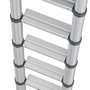 Hailo Master T100 Escalera Telescópica de 13 Peldaños
