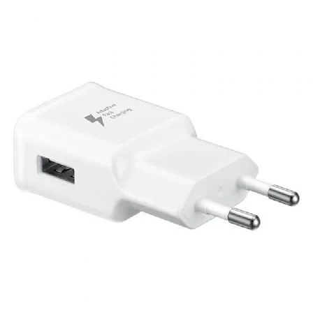 Cargador de Pared Samsung Wall Charger EP-TA20EWECGWW/ 1 USB + Cable USB Tipo-C/ 2A/ Bulk
