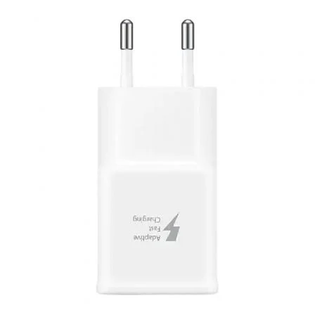 Cargador de Pared Samsung Wall Charger EP-TA20EWECGWW/ 1 USB + Cable USB Tipo-C/ 2A/ Bulk