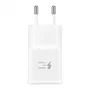 Cargador de Pared Samsung Wall Charger EP-TA20EWECGWW/ 1 USB + Cable USB Tipo-C/ 2A/ Bulk
