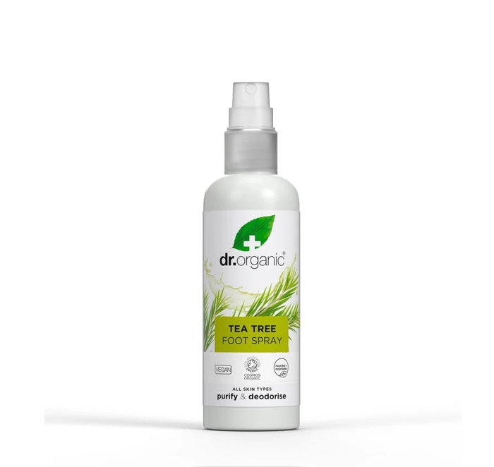 DR ORGANIC Spray Desodorante para Pies Árbol de Té