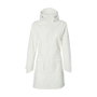 Basil Parka Impermeable Mosse Blanca con Capucha y Detalles Reflectantes Mujer