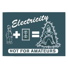 Supergrass Pegatina Los Simpson 10 pulg electricity..