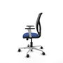 PIQUERAS Y CRESPO Silla de oficina Motilla con mecanismo Sincro/Traslack, Azul marino y Gris