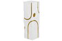 DKD Home Decor Pedestal Blanco Dorado 25 x 25 x 80 cm