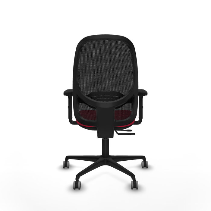 PIQUERAS Y CRESPO Silla de oficina Cilanco con mecanismo Sincro/Traslack Rojo/Negro PIQUERAS Y CRESPO Silla de oficina Cilanco con mecanismo Sincro/Traslack Rojo/Negro
