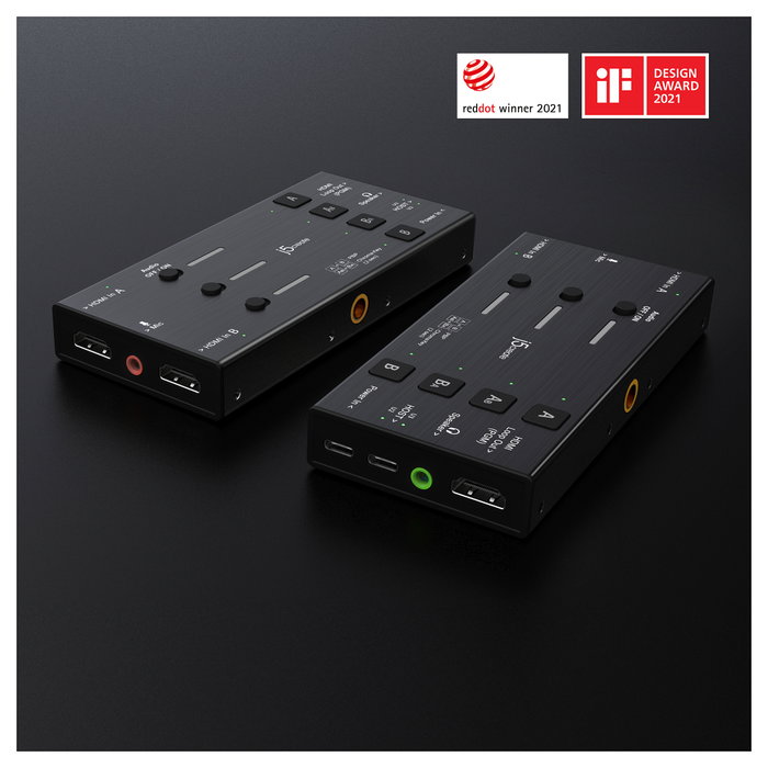 J5CREATE JVA06-N Tarjeta de captura de video HDMI™ dual Negro