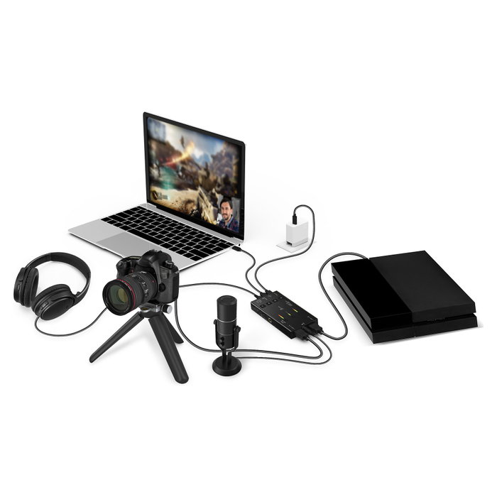 J5CREATE JVA06-N Tarjeta de captura de video HDMI™ dual Negro