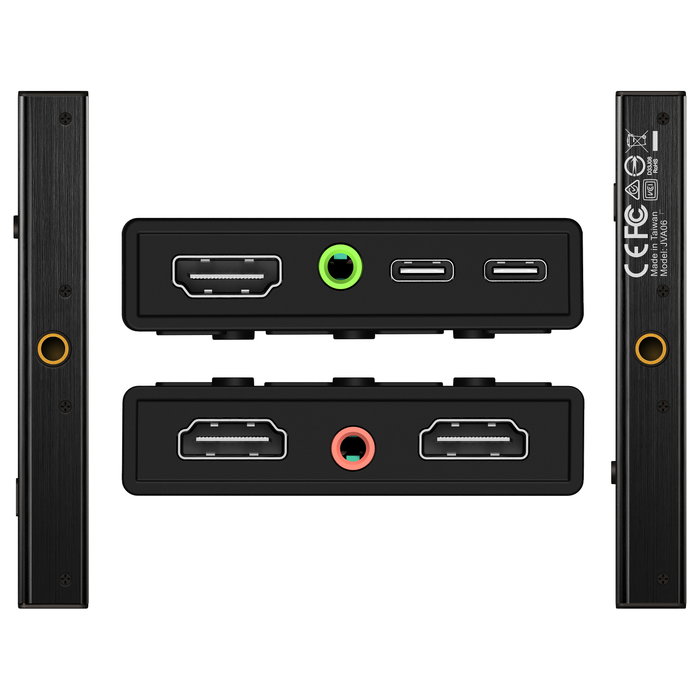 J5CREATE JVA06-N Tarjeta de captura de video HDMI™ dual Negro