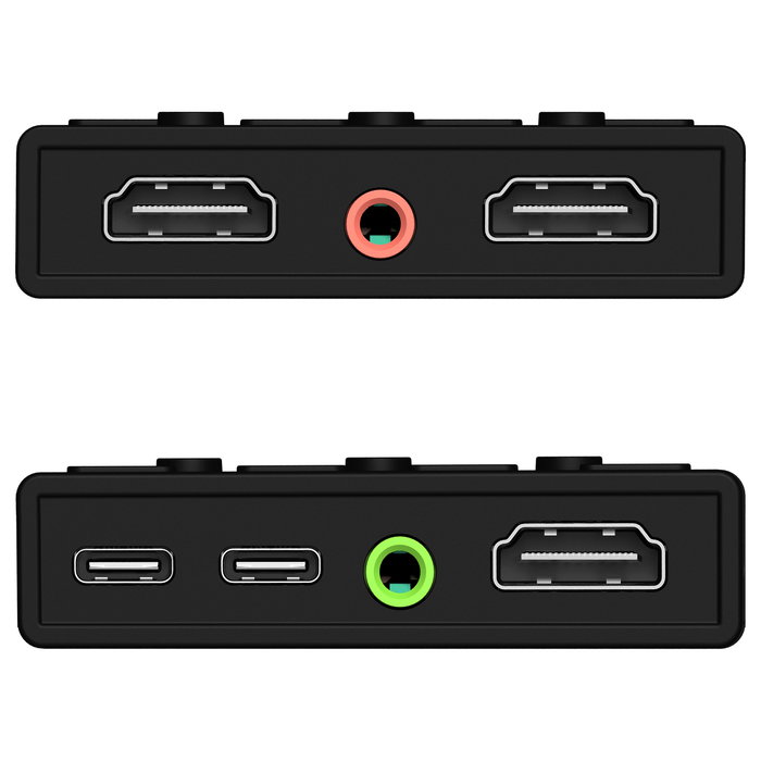 J5CREATE JVA06-N Tarjeta de captura de video HDMI™ dual Negro