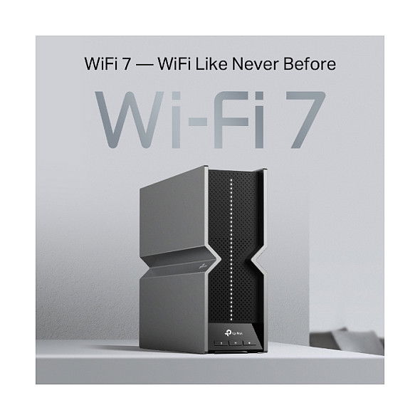 TP-Link RE800BE Repetidor Wi-Fi 7 Extensor de Alcance Tri-Band BE19000 2.4/5/6 GHz 8 Antenas Internas Ethernet LAN 3 Puertos WPA3