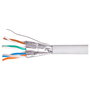 Equip Bobina de cable de red Cat6 U/UTP 100 m Gris