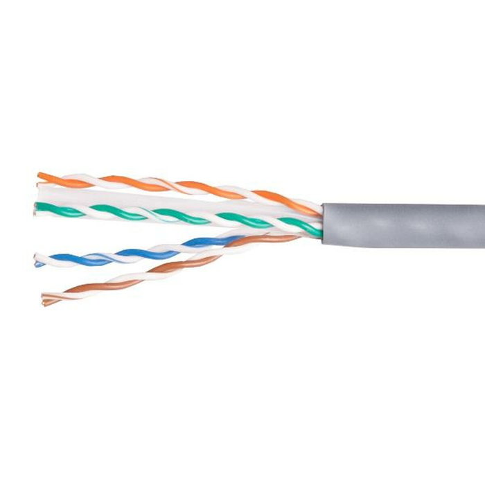 Equip Bobina de cable de red Cat6 U/UTP 100 m Gris