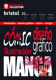 Bloc De Dibujo Sakura Comic Y Manga Encolado Liso A5 250G 20H