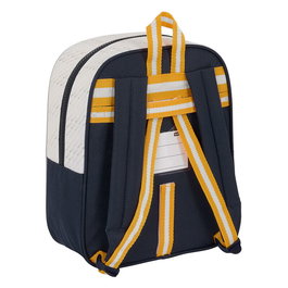 Safta Mochila Real Madrid 22x27x10 cm, Compartimento Principal con Cremallera, Asa de Mano