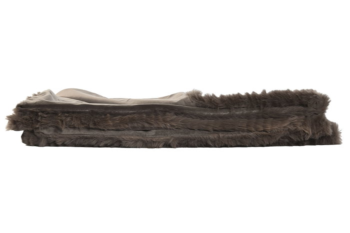 DKD Home Decor Manta Urban Marron 170 x 130 cm (2 Unidades) DKD Home Decor Manta Urban Marron 170 x 130 cm (2 Unidades)