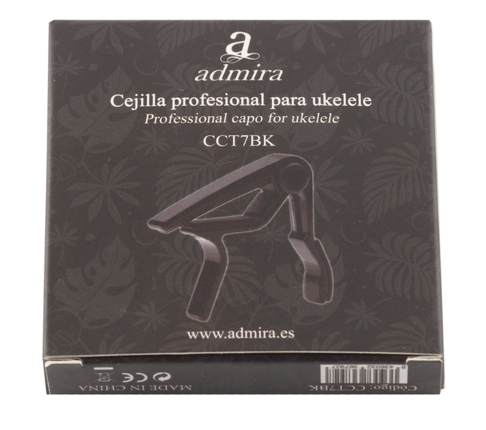 Cejilla Admira para Ukelele Acabado Negro Cejilla Admira para Ukelele Acabado Negro