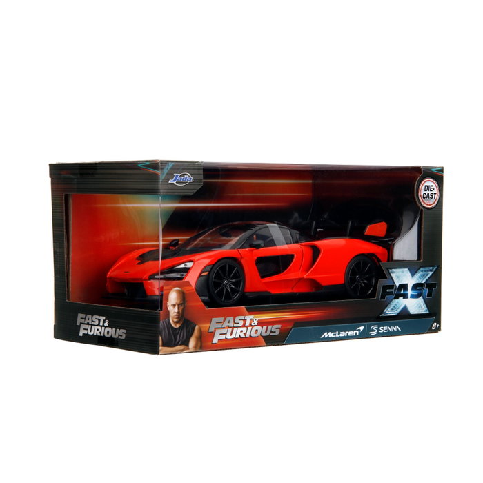 Jada McLaren Senna Fast & Furious 10 - Escala 1:24 - Rojo