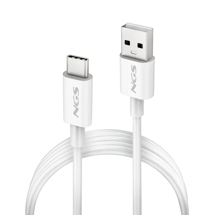 NGS Cable ZYRO-AC USB-A a USB-C 1m Blanco NGS Cable ZYRO-AC USB-A a USB-C 1m Blanco