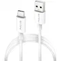 NGS ZYRO-AC Cable USB-A a USB-C 1m Blanco, Datos 480Mbps, Carga Hasta 15W