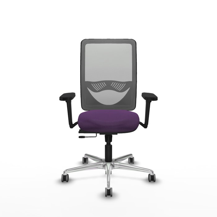 PIQUERAS Y CRESPO Silla de oficina Zulema con mecanismo Sincro/Traslack, morado y gris PIQUERAS Y CRESPO Silla de oficina Zulema con mecanismo Sincro/Traslack, morado y gris