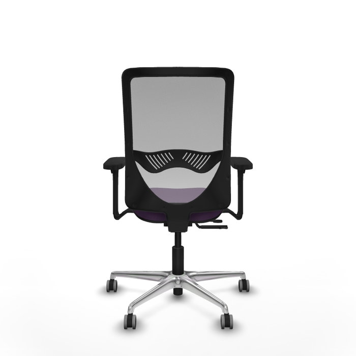 PIQUERAS Y CRESPO Silla de oficina Zulema con mecanismo Sincro/Traslack, morado y gris PIQUERAS Y CRESPO Silla de oficina Zulema con mecanismo Sincro/Traslack, morado y gris