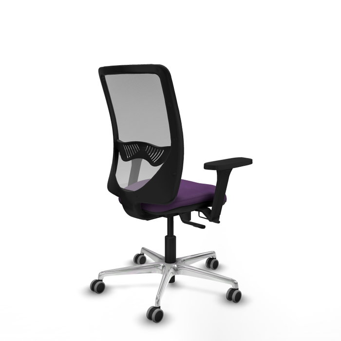 PIQUERAS Y CRESPO Silla de oficina Zulema con mecanismo Sincro/Traslack, morado y gris PIQUERAS Y CRESPO Silla de oficina Zulema con mecanismo Sincro/Traslack, morado y gris